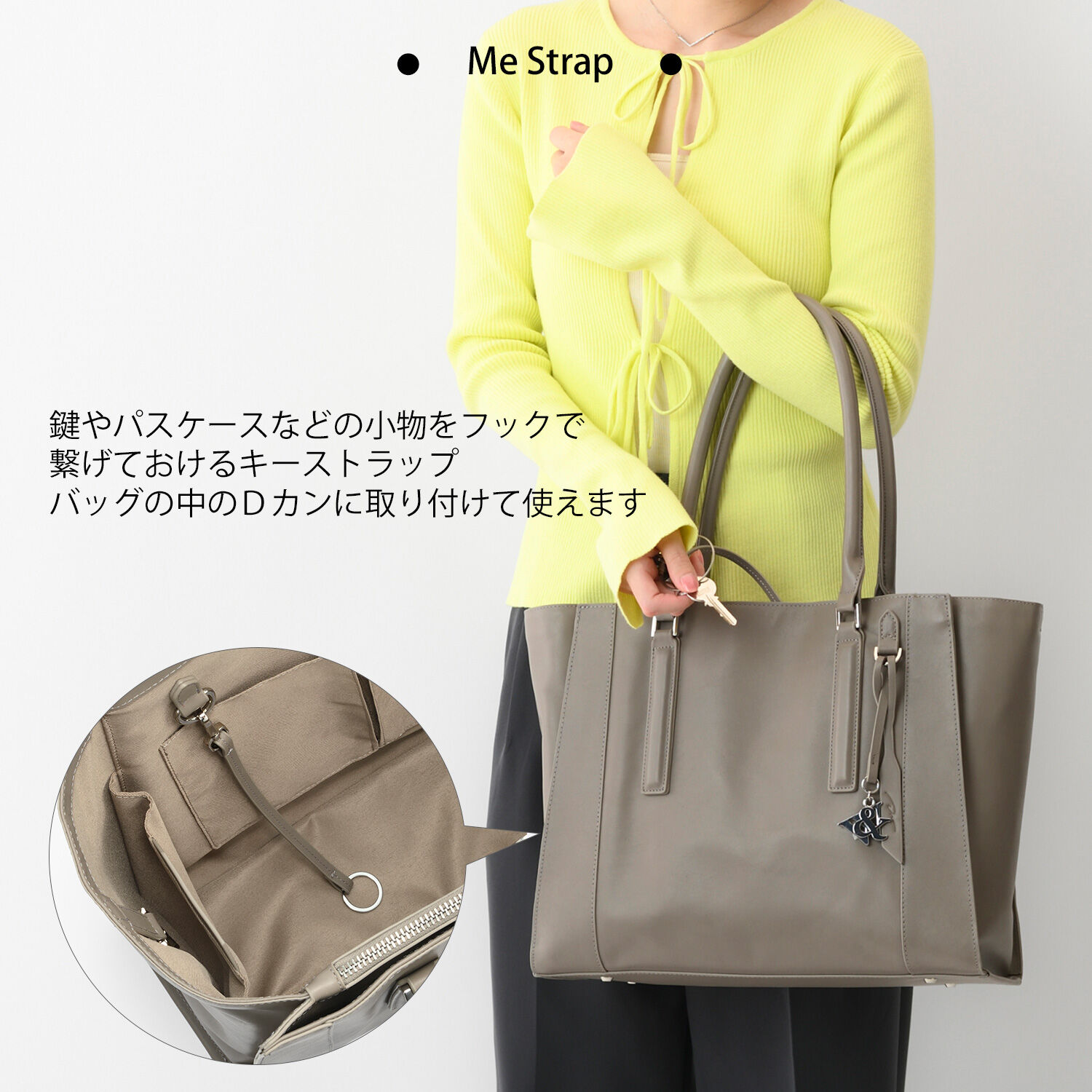 W&.Day/Night「W&.Day/Night グルマンキー レザートート A4サイズ 13.3インチPC収納 19001」|トートバッグ|