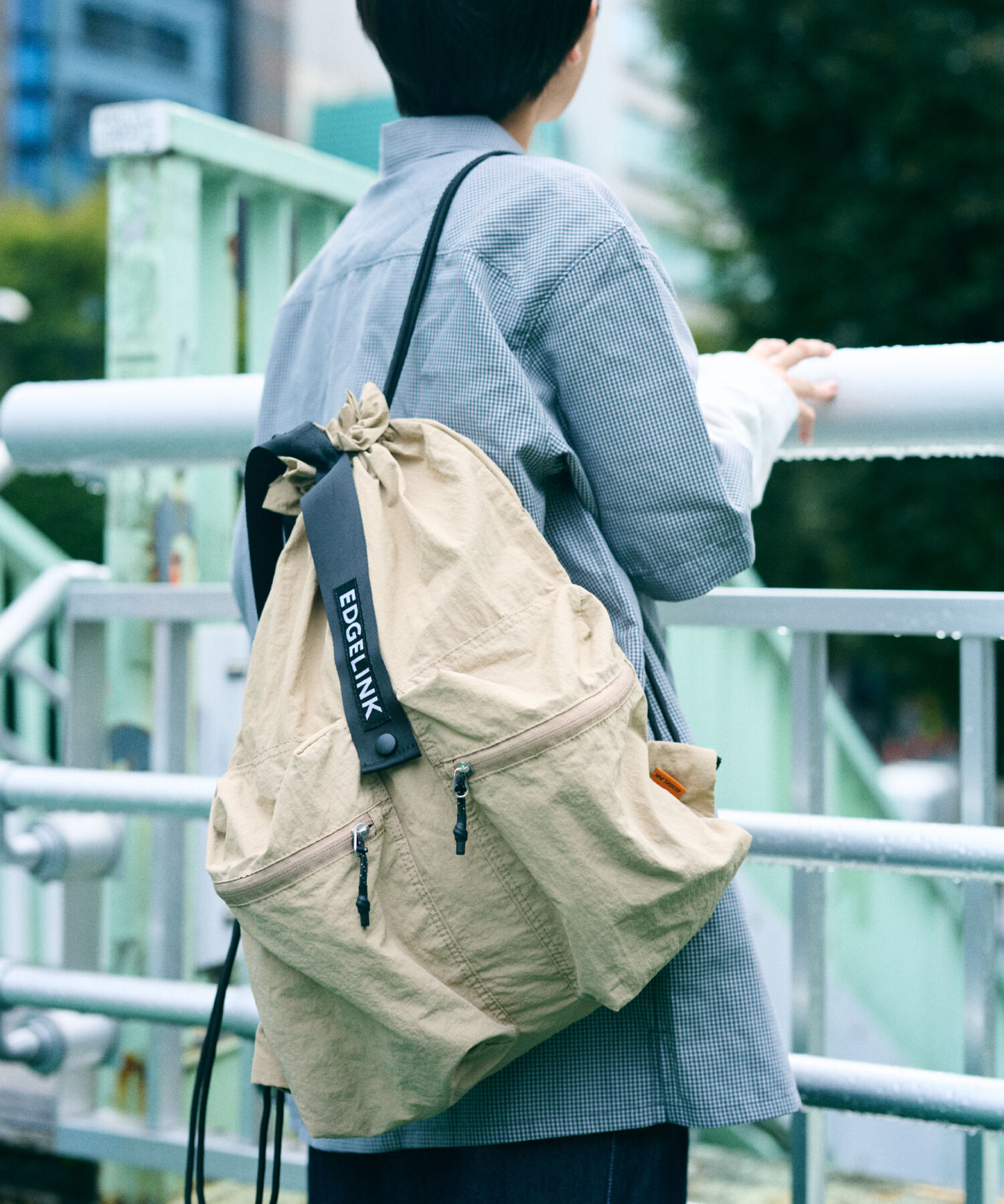EDGELINK「EDGELINK／エッジリンク NAMPAK ポケッタブル 2ポケットパック 60192」|リュック|ベージュ