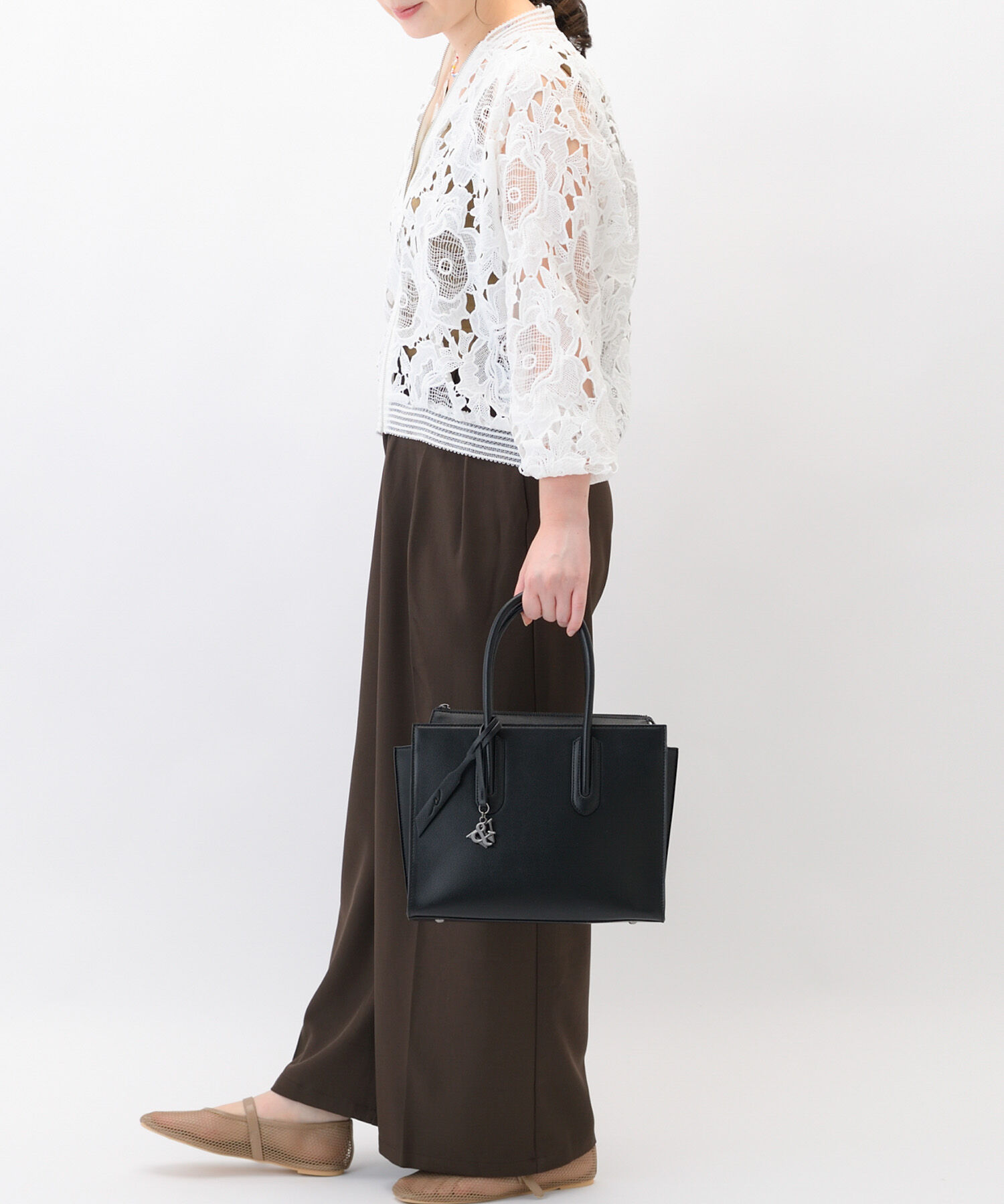 W&.Day/Night「W&.Day/Night スムーク トートバッグ B5サイズ 19191」|トートバッグ|