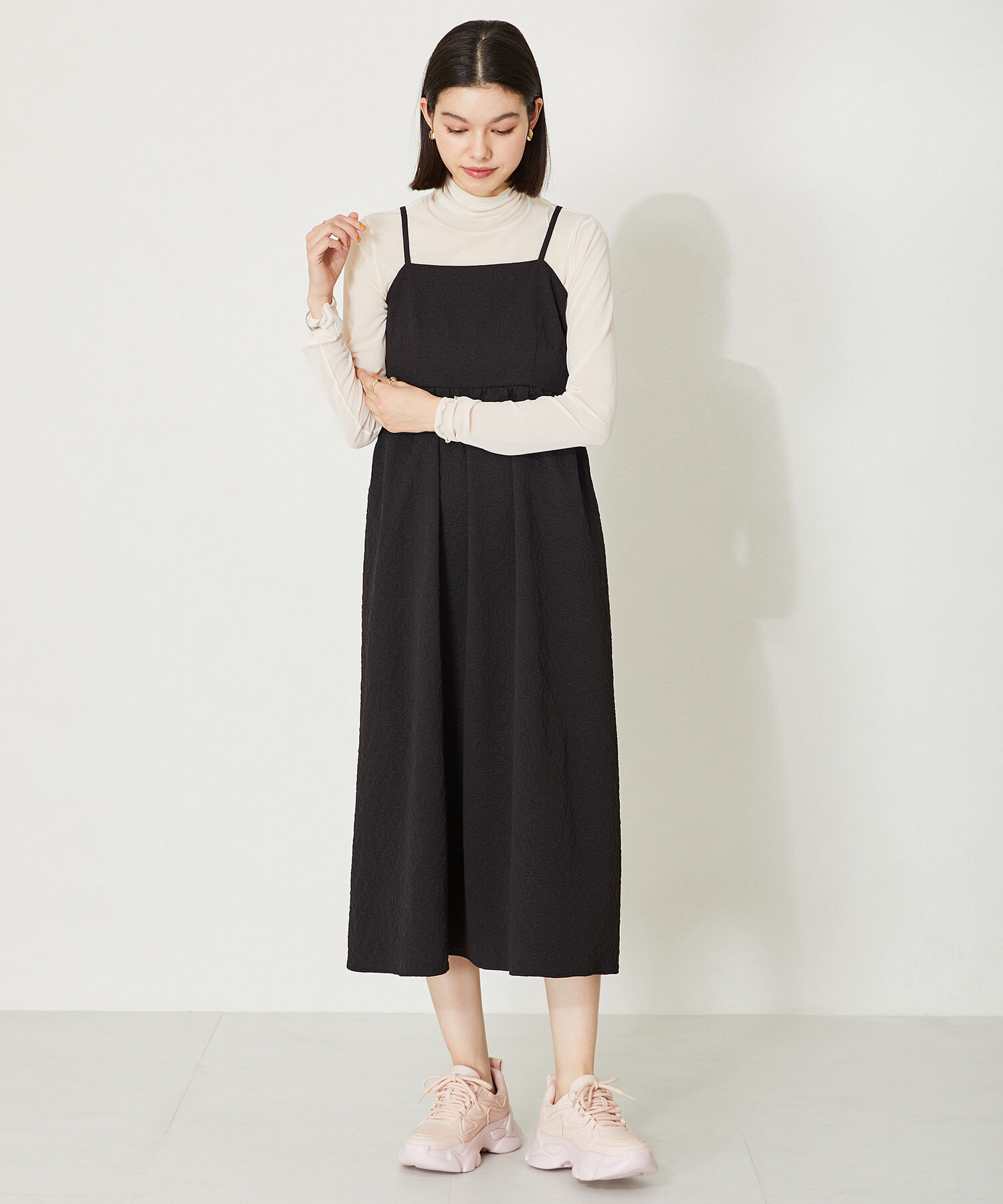 ORiental TRaffic「【トレンド】フレアソールシューレーススニーカー/OT3735 スニーカー 人気 売れてる スポーティー」|スニーカー|