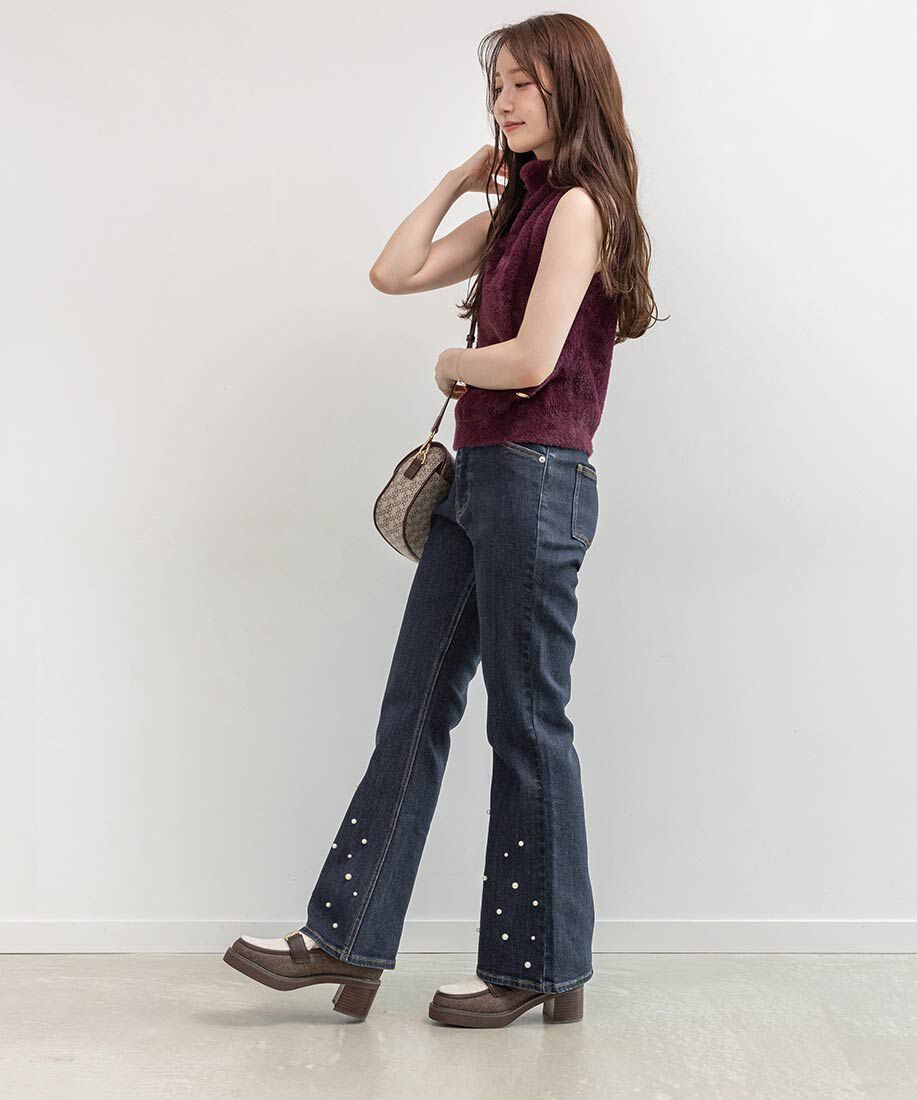  「モノグラムベルトボリュームローファー」|ローファー|