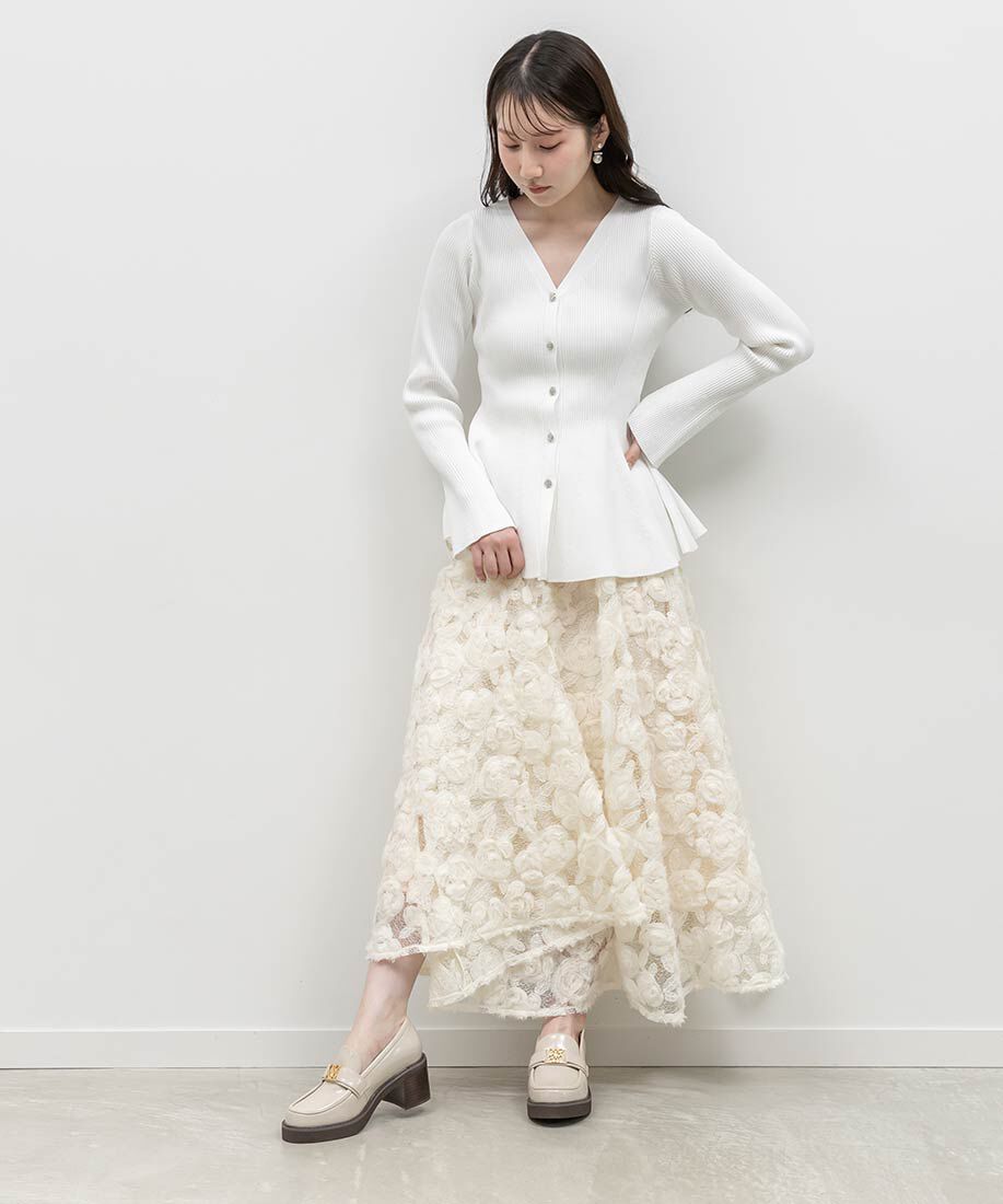  「モノグラムベルトボリュームローファー」|ローファー|