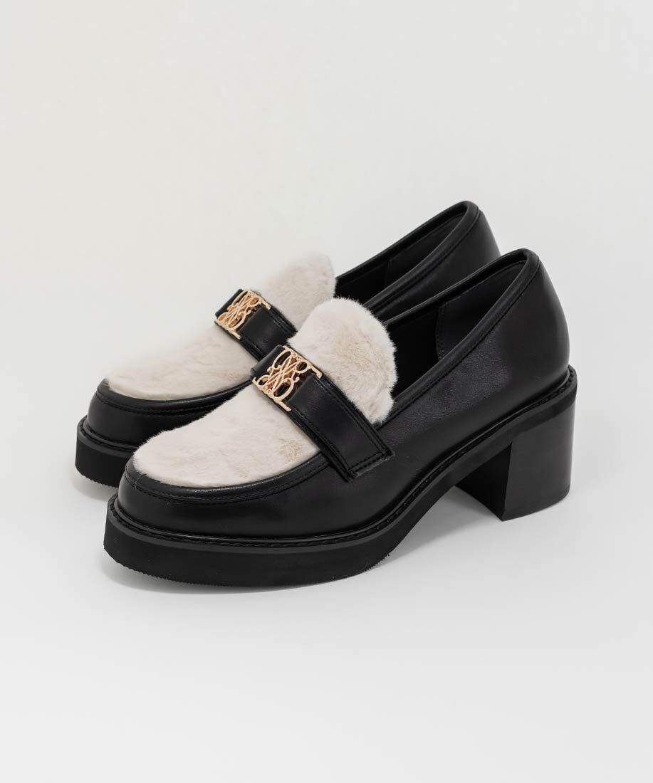  「モノグラムベルトボリュームローファー」|ローファー|