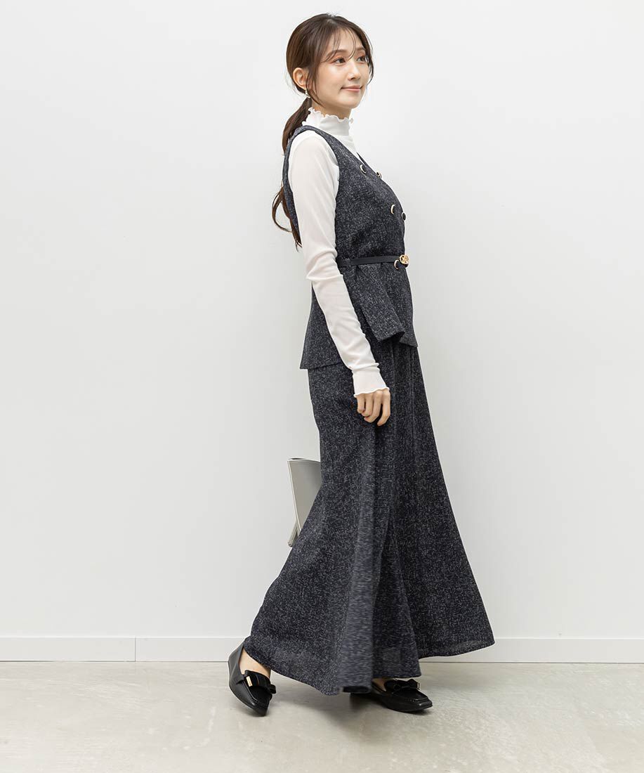  「スクエアトゥリボンモカシンシューズ」|ローファー|