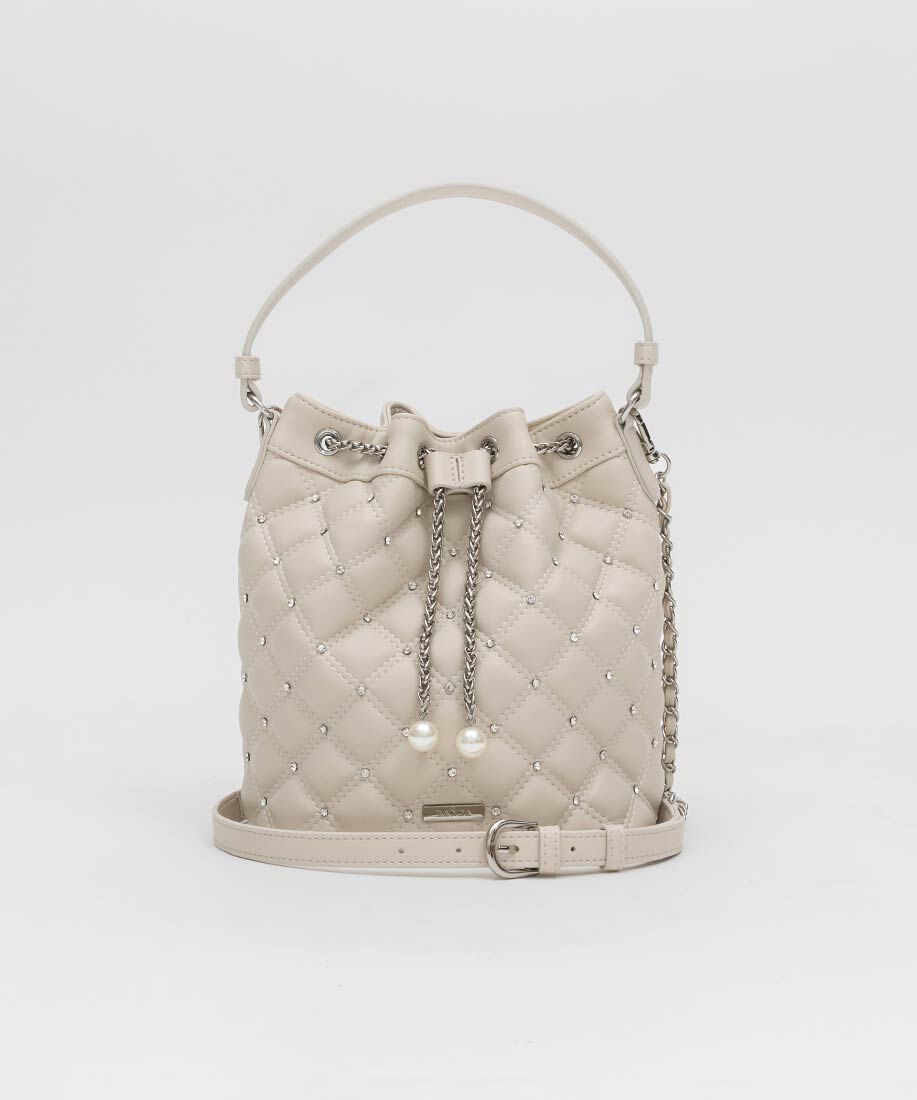  「2WAY ビジューキルティングショルダーバッグ」|ショルダー・メッセンジャー|