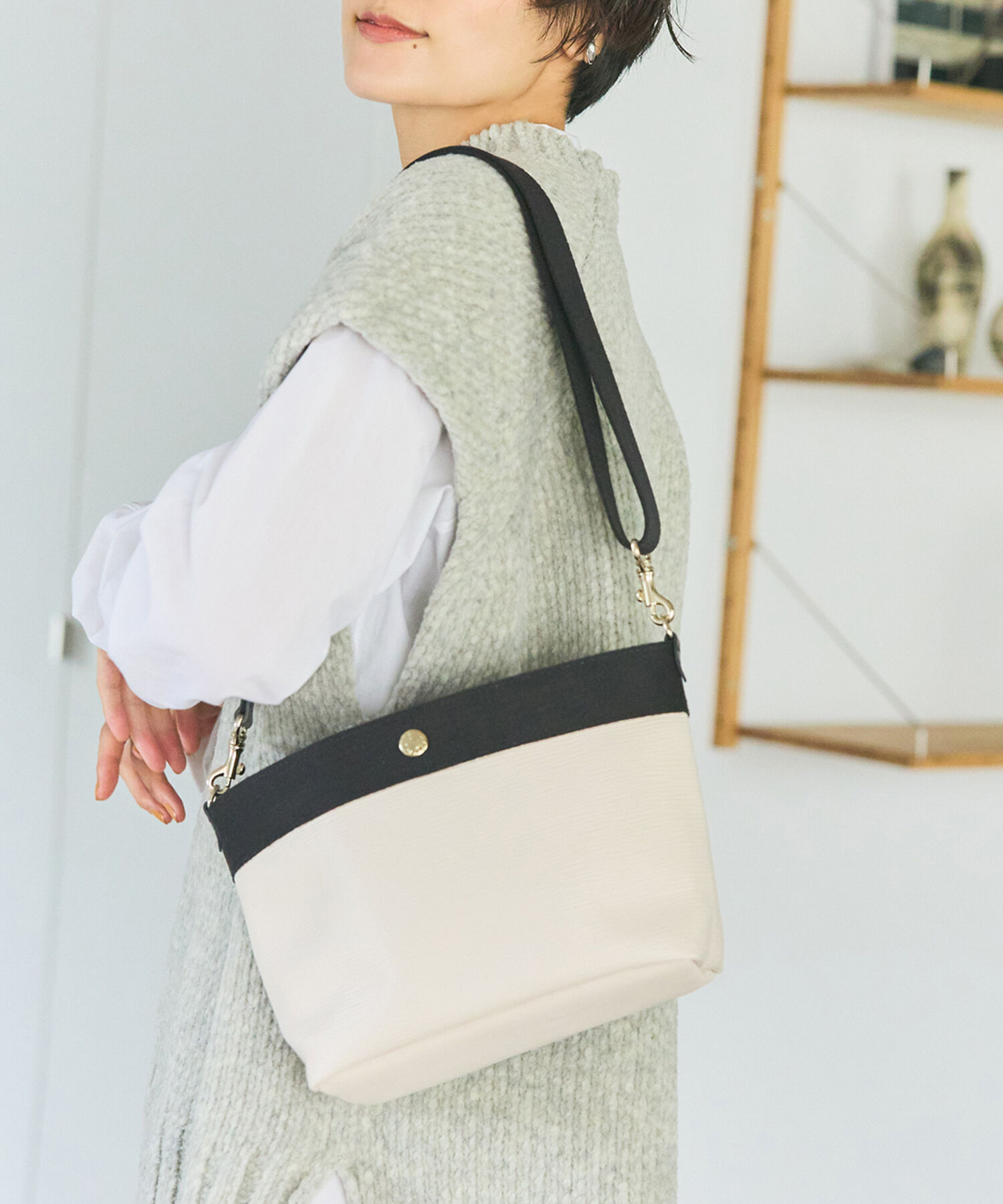 TOPKAPI BREATH「【VERY 10月号掲載】RIPPLE リプル ミニショルダー バッグ」|ショルダー・メッセンジャー|オフ