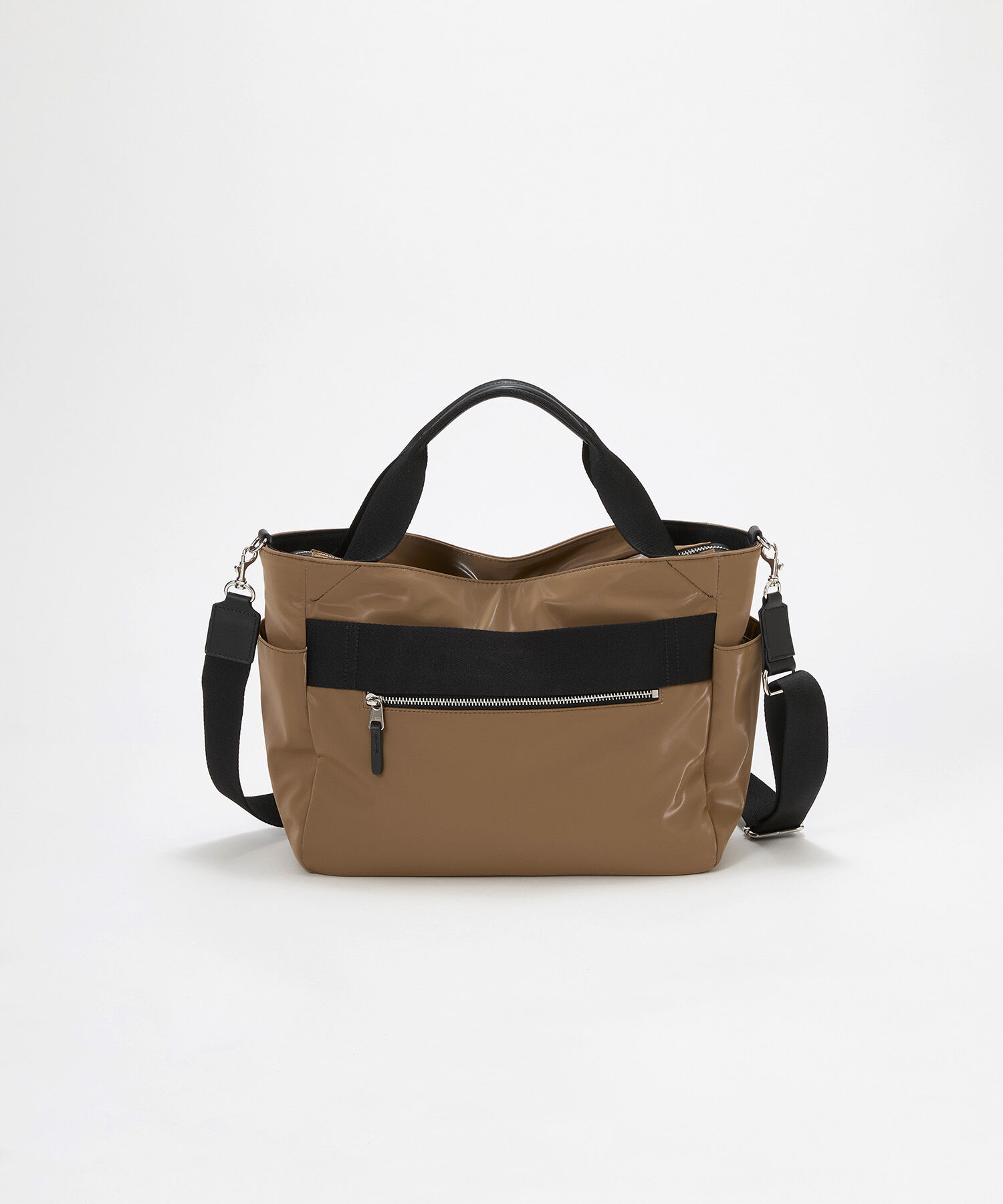 TOPKAPI BREATH「【Breath TOPKAPI】Train 防水ポリエステル ショルダー付き A4 トートバッグ / キャリー対応」|トートバッグ|