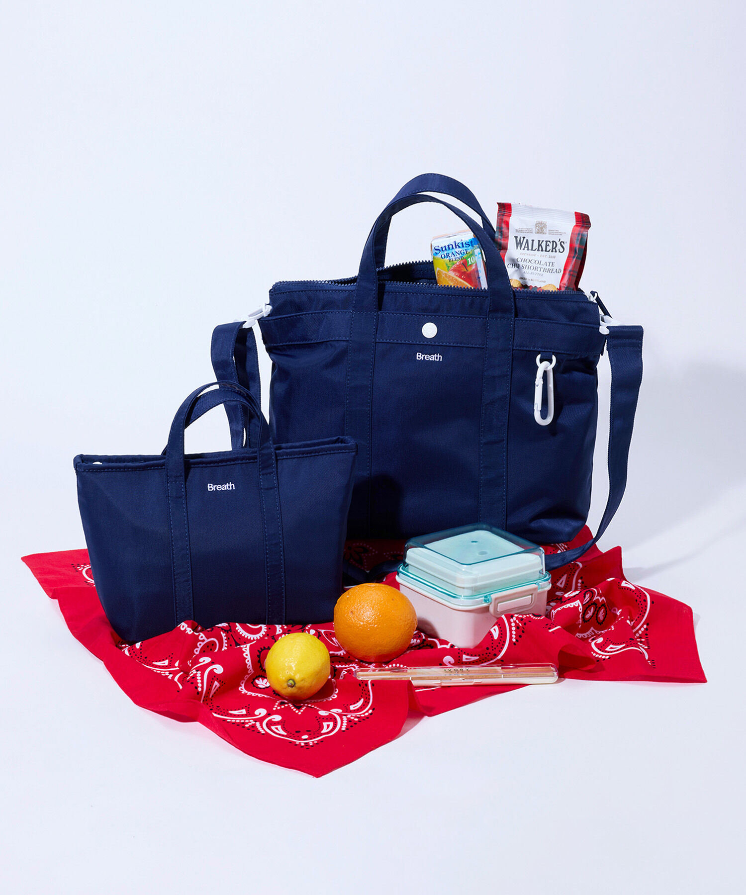 TOPKAPI BREATH「【Breath TOPKAPI】CHILLGO 保冷バッグ付き ショルダー付き ナイロン トートバッグ M / 撥水」|トートバッグ|