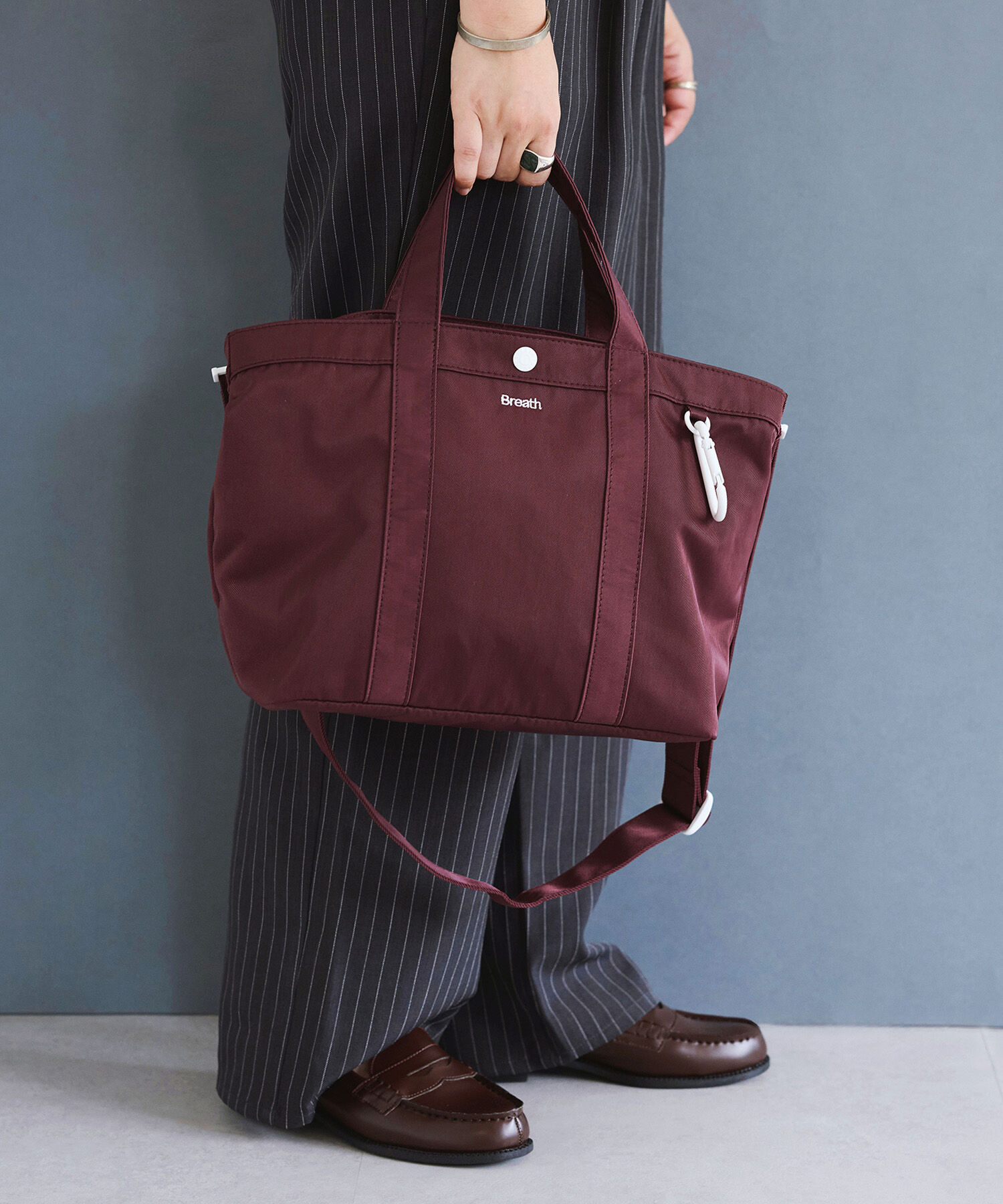 TOPKAPI BREATH「【Breath TOPKAPI】CHILLGO 保冷バッグ付き ショルダー付き ナイロン トートバッグ M / 撥水」|トートバッグ|