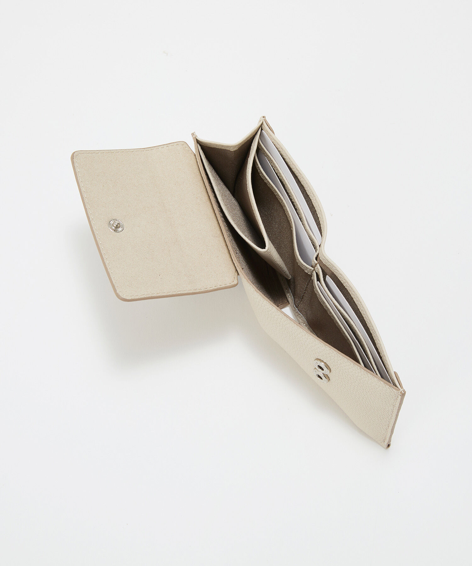 TOPKAPI BREATH「【Breath TOPKAPI】シュリンクレザー 折り財布 /8ポケット/軽量」|財布|