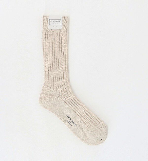 UNITED ARROWS「ボリューム リブソックス」|ソックス|BEIGE