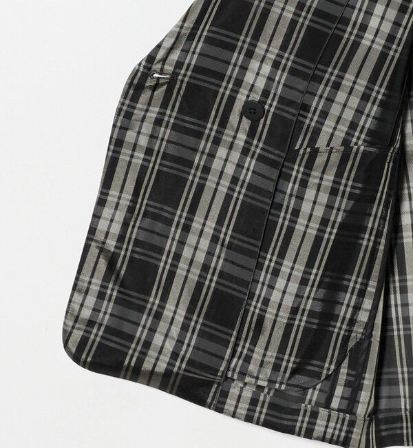 UNITED ARROWS「シアー テーラード チェック ジャケット ‐ウォッシャブル‐」|テーラードジャケット|