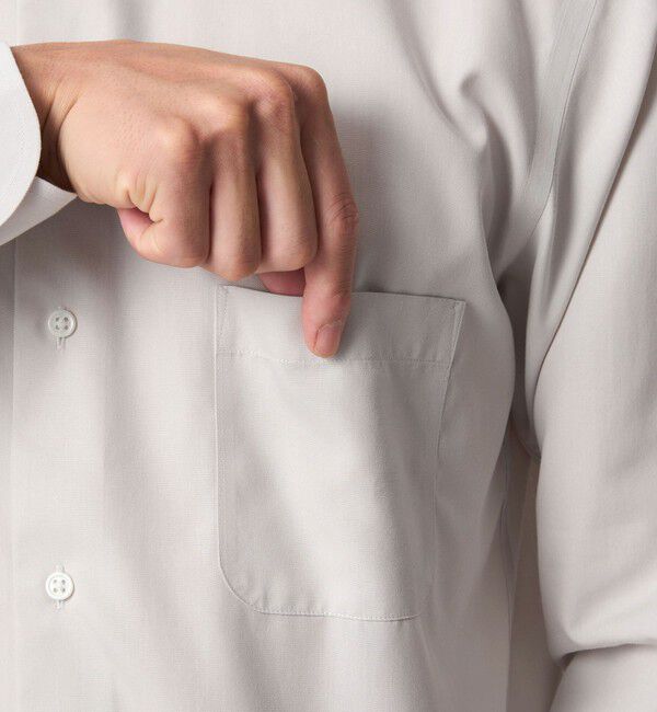 UNITED ARROWS green label relaxing「コットン ブロード ワイドカラー ドレスシャツ -形態安定-」|シャツ・ブラウス|