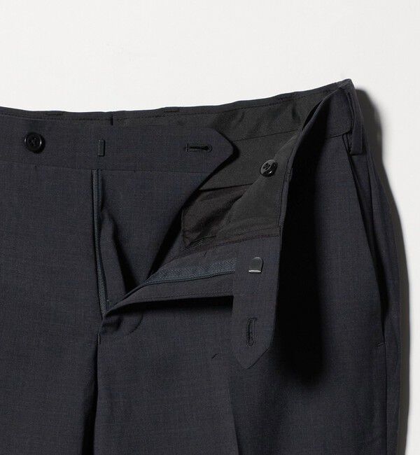 UNITED ARROWS green label relaxing「A+ TWPU トロピカル無地 スリム セットアップ パンツ スラックス -ウォッシャブル・ストレッチ・ウエストア」|スーツ|