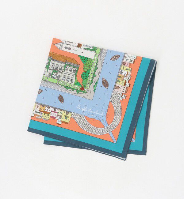 UNITED ARROWS green label relaxing「＜Dieffe Kinloch＞コットン プリント ハンカチ」|ハンカチ|その他1