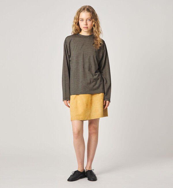 STEVEN ALAN「＜Steven Alan＞ウール ジャージー ロングスリーブ Tシャツ」|Tシャツ・カットソー|