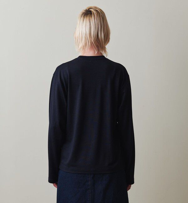 STEVEN ALAN「＜Steven Alan＞ウール ジャージー ロングスリーブ Tシャツ」|Tシャツ・カットソー|