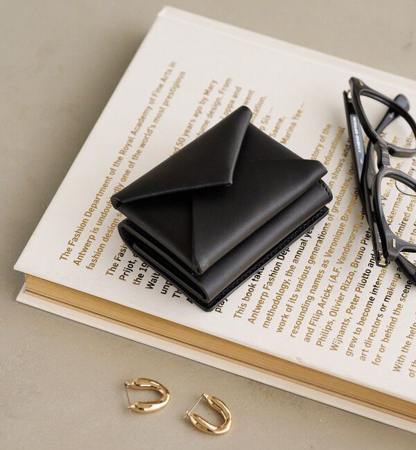 BEAUTY&YOUTH UNITED ARROWS「＜Dono＞レザー 三つ折り ウォレット」|財布|BLACK