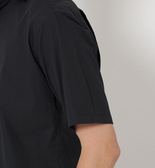 BEAUTY&YOUTH UNITED ARROWS「【WEB限定 WARDROBE SMART】コットン ワイドカラー スキッパーシャツ」|シャツ・ブラウス|