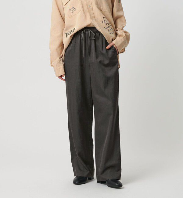 BEAUTY&YOUTH UNITED ARROWS「コットンレーヨンサテン ドローストワイドパンツ」|その他|