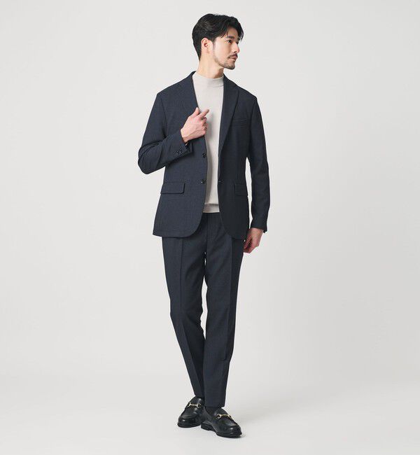 BEAUTY&YOUTH UNITED ARROWS「【WEB限定 WARDROBE SMART】LANATEC セットアップ/背抜きジャケット＆イージーパンツ」|スーツ|