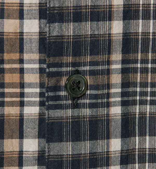 STEVEN ALAN「＜Steven Alan＞ マドラスチェック シングルニードル シャツ LOOSE」|シャツ・ブラウス|