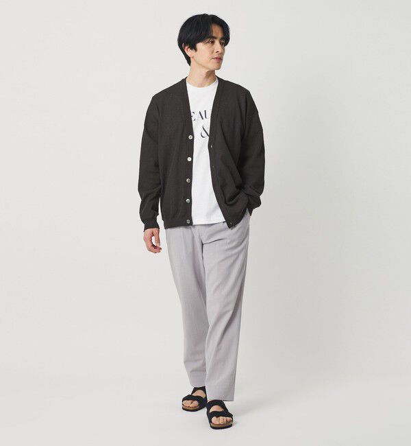 BEAUTY&YOUTH UNITED ARROWS「エアミラノ Vネック カーディガン ウォッシャブル 抗菌 防臭機能付き」|カーディガン|