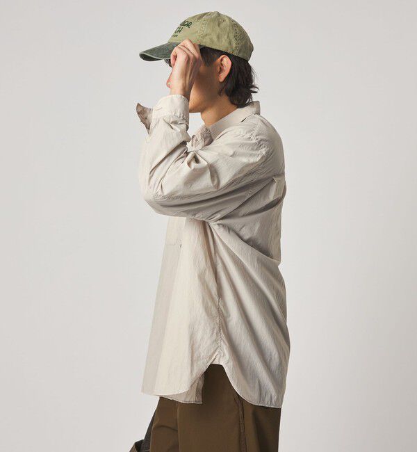 STEVEN ALAN「＜Steven Alan エアリーナイロン レギュラーカラー シャツ LOOSE」|シャツ・ブラウス|