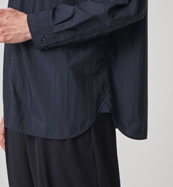 STEVEN ALAN「＜Steven Alan エアリーナイロン レギュラーカラー シャツ LOOSE」|シャツ・ブラウス|