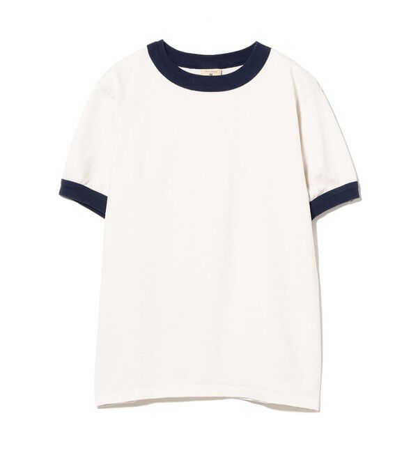 BEAMSBOY「【別注】Goodwear / Short Sleeve Ringer Tee」|Tシャツ・カットソー|NATURAL*NAVY