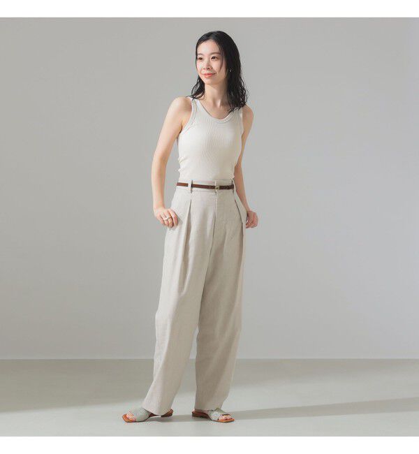 Demi-Luxe BEAMS 「丸胴 テレコ タンクトップ」|Tシャツ・カットソー|