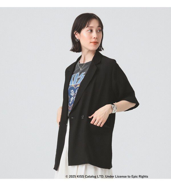 Ray BEAMS 「ダブルブレスト ハーフスリーブ ジャケット」|その他|