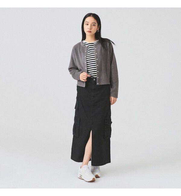 Ray BEAMS 「ORCIVAL / フリース クルーネック カーディガン」|カーディガン|