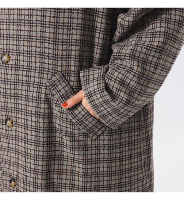 BEAMSBOY「ガンクラブ チェック コート」|ダッフルコート|