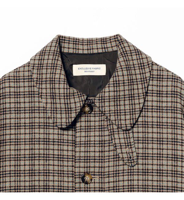 BEAMSBOY「ガンクラブ チェック コート」|ダッフルコート|