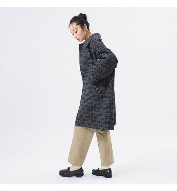 BEAMSBOY「ガンクラブ チェック コート」|ダッフルコート|