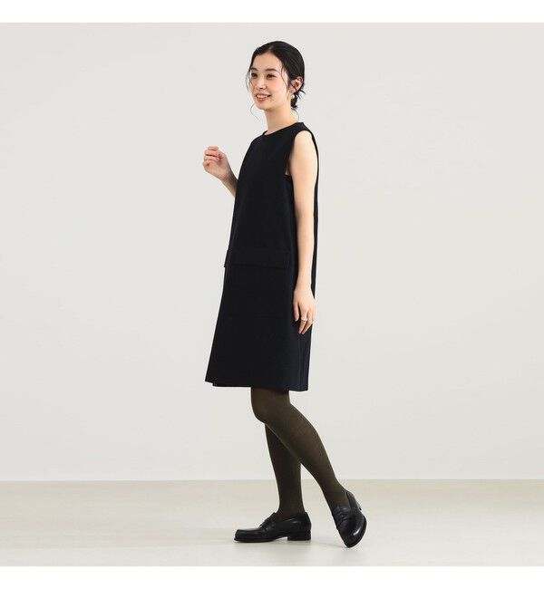 Demi-Luxe BEAMS 「AK+1 / ウール ソリッド ミニワンピース」|ワンピース|