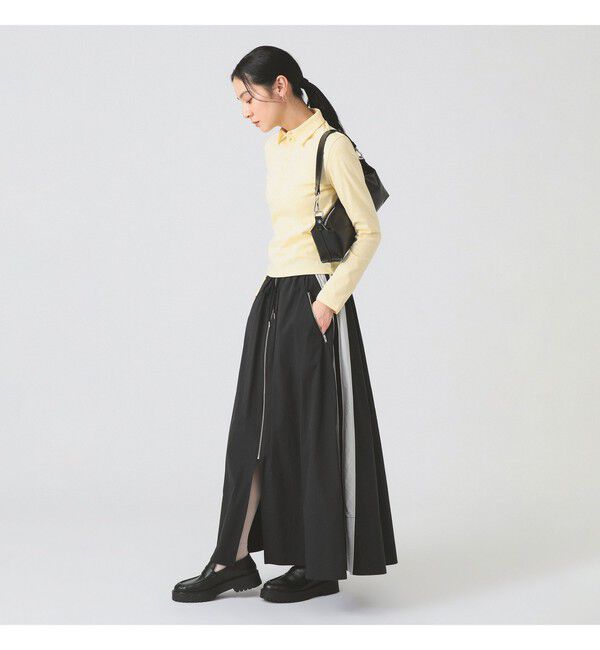 Ray BEAMS 「サイドライン ギャザー スカート」|スカート|