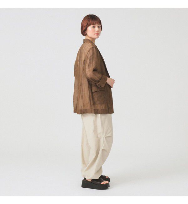 Ray BEAMS 「シアー 1ボタン シングル ジャケット」|ダッフルコート|