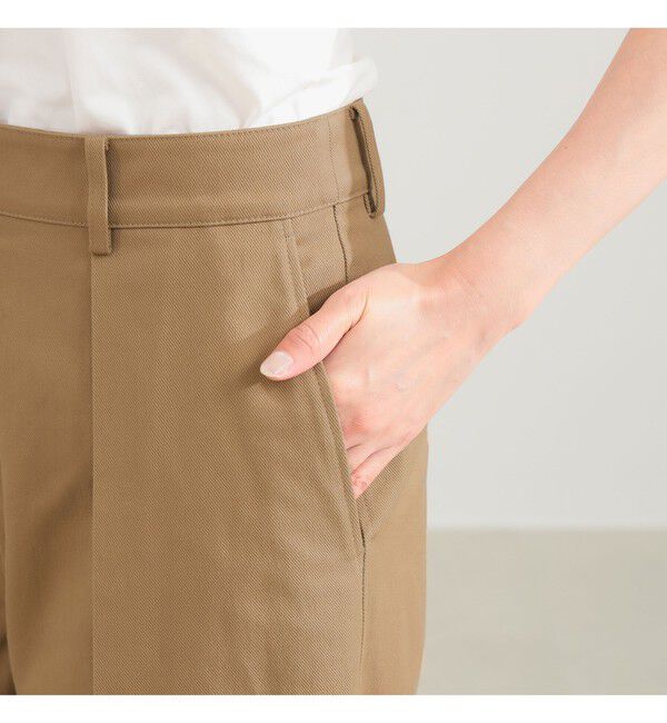 Demi-Luxe BEAMS 「タック チノ ワイドパンツ」|チノ|