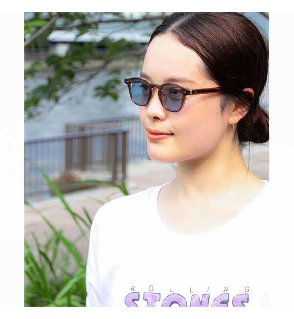 BEAMS「NEW. / CHUMLEY'S」|サングラス|BROWN