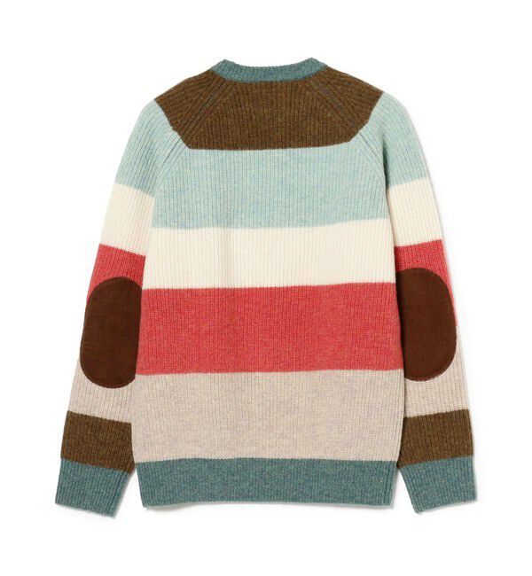 BEAMS PLUS「BEAMS PLUS / Crew Multi Stripe 5G」|ニット・セーター|