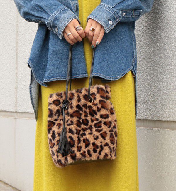 SHIPS any「SHIPS any: ファー巾着バッグ」|その他|