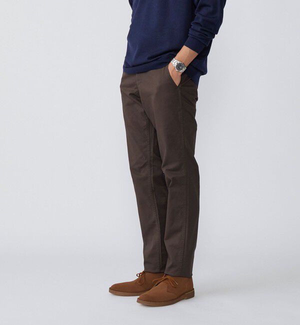 SHIPS「SHIPS:〈抗菌加工〉japan quality カラー テーパード スリム チノパンツ」|チノ|