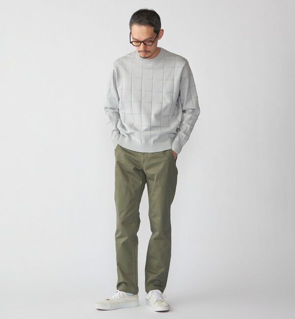 SHIPS「SHIPS:〈抗菌加工〉japan quality カラー テーパード スリム チノパンツ」|チノ|