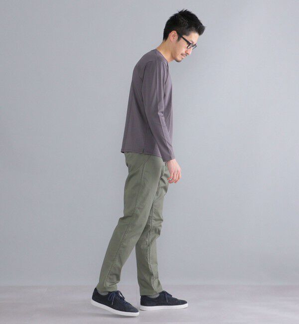 SHIPS「SHIPS:〈抗菌加工〉japan quality カラー テーパード スリム チノパンツ」|チノ|