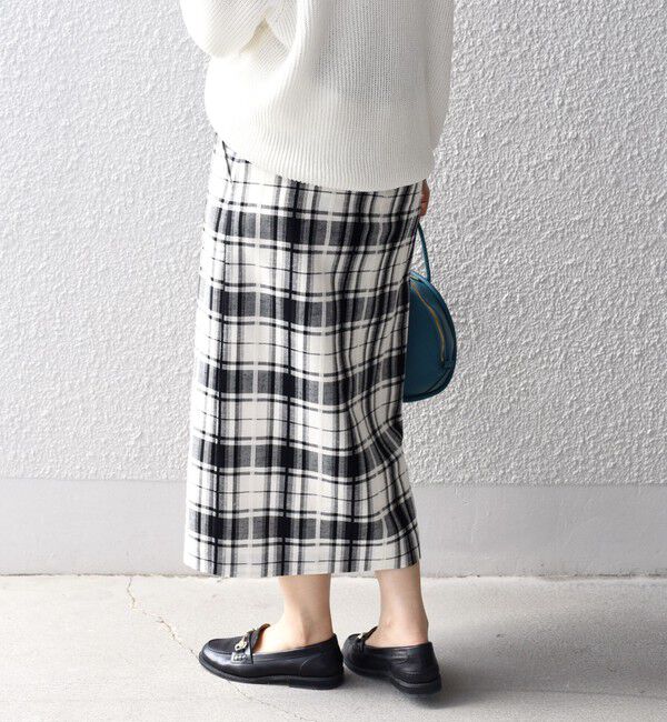 SHIPS for women「〈手洗い可能〉 チェック タイト スカート◇」|スカート|