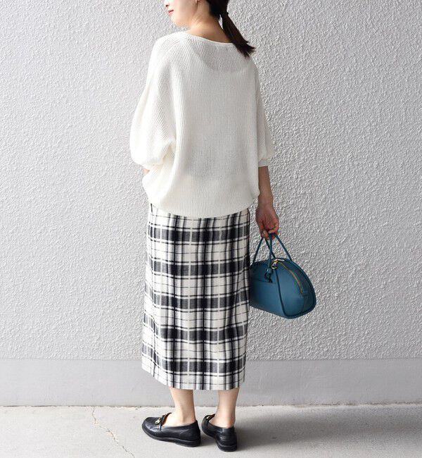 SHIPS for women「〈手洗い可能〉 チェック タイト スカート◇」|スカート|