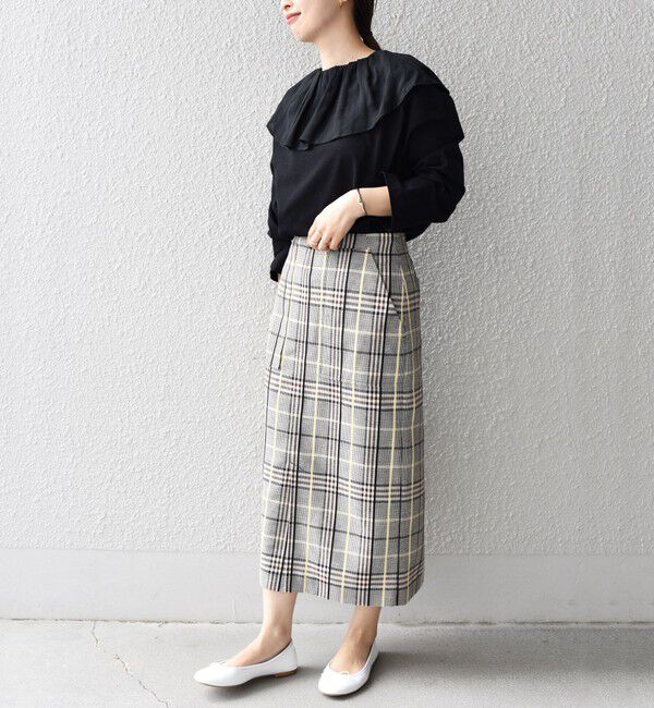 SHIPS for women「〈手洗い可能〉 チェック タイト スカート◇」|スカート|
