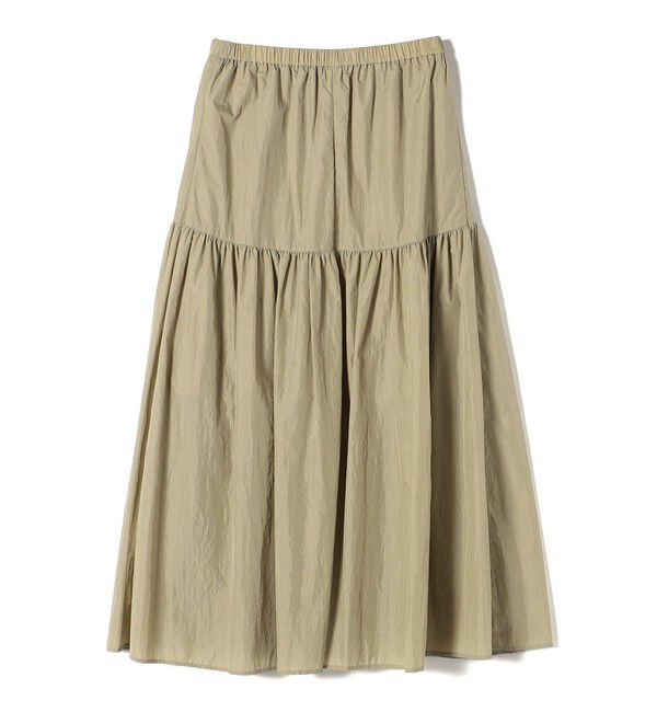 SHIPS for women「〈手洗い可能〉タフタ ティアード ロング スカート」|スカート|